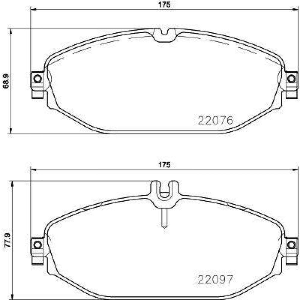 MGA-56333-ON FREN BALATASI (MERCEDES BENZ:W205-W213) (008 420 28 20)