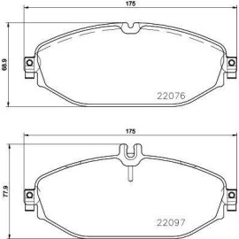 MGA-56333-ON FREN BALATASI (MERCEDES BENZ:W205-W213) (008 420 28 20)