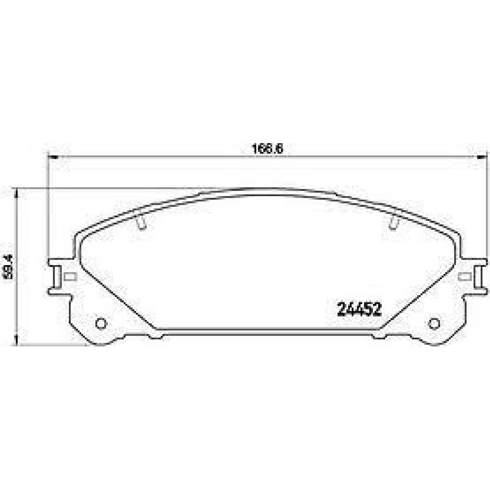 MGA-55726-ON FREN BALATASI (TOYOTA:RAV 4 IV 2012>) (04465-48150)