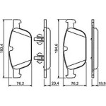 MGA-55663-ON FREN BALATASI(VOLVO:XC60-XC90(09-16)17"(CIFT PISTONLU) (30793943)